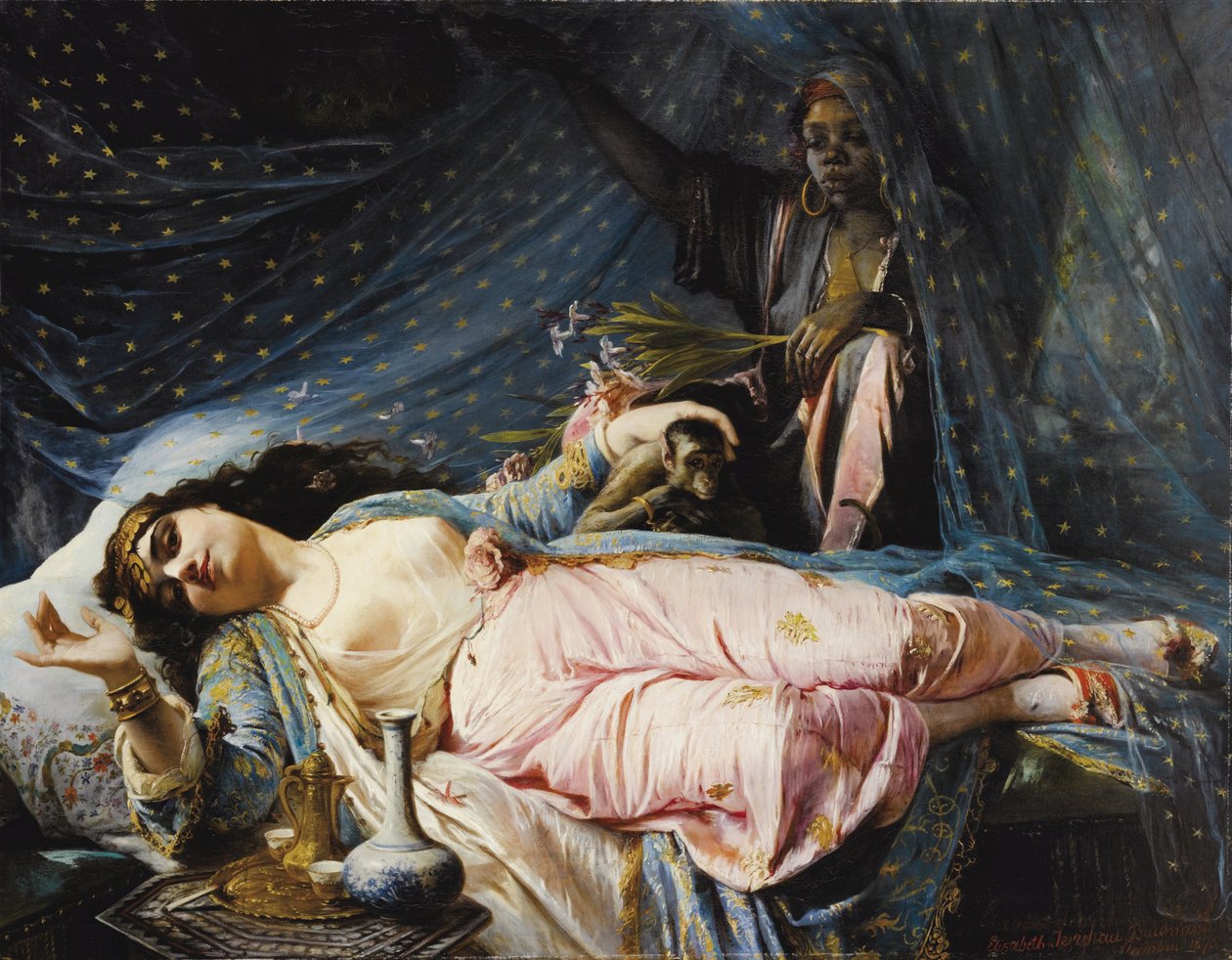 Prinzessin Zainab Nazli Khanum (1853-1913) von Elisabeth Maria Anna Jerichau Baumann