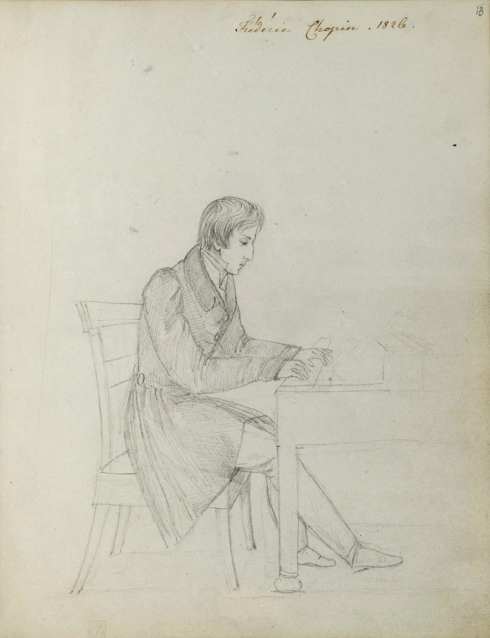 Fryderyk Chopin am Klavier von Eliza Radziwiłłówna