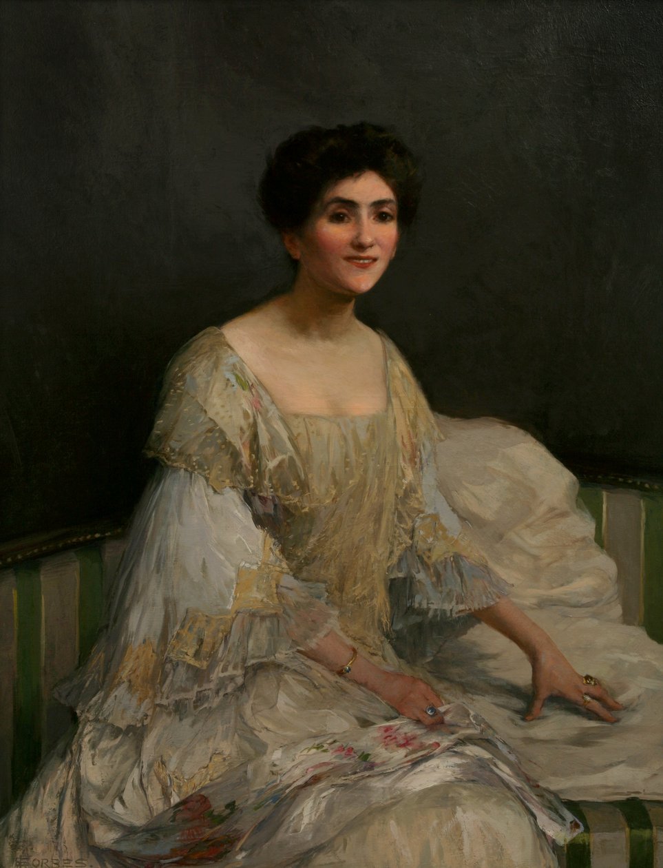 Die Braut (Lady Forbes), ca. 1889 von Elizabeth Adela Stanhope Forbes