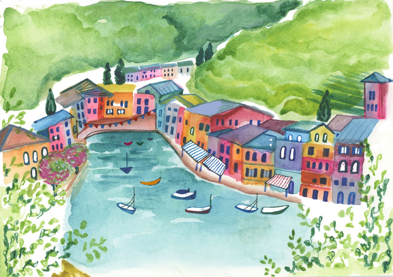 Hafen von Genua, 2018 von Elizabeth Rider