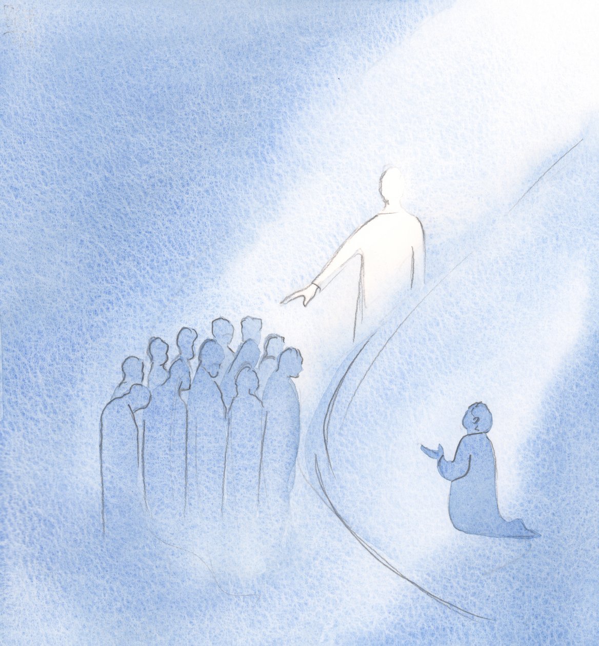Als Christus in meine Seele eintrat, streckte er seine Hand aus und segnete alle Lieben, die ich im Gebet halte von Elizabeth Wang