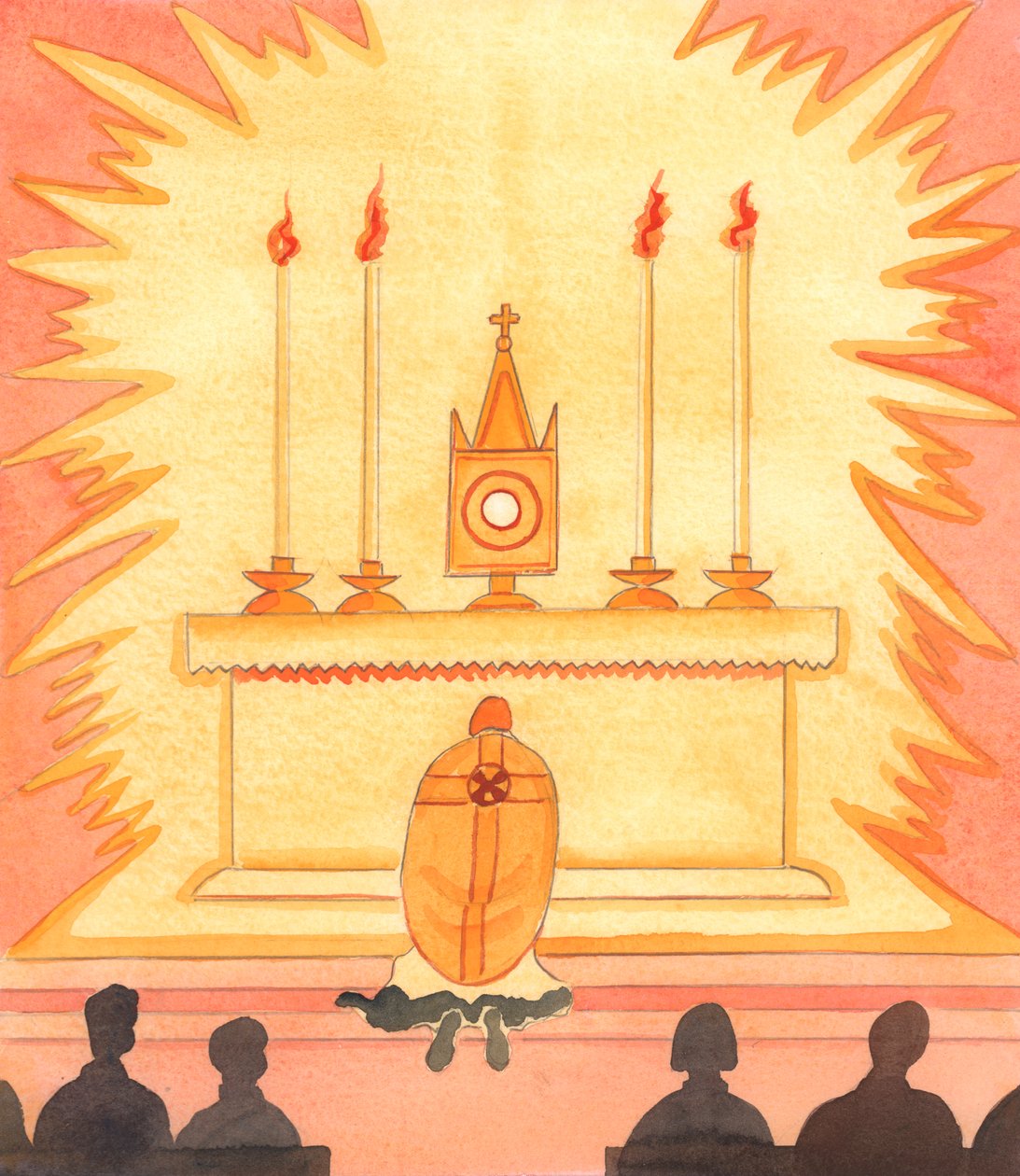 Christus ist tief berührt und sehr erfreut, wenn wir an traditionellen Andachten wie der Anbetung des Allerheiligsten Sakraments mit Benediktion oder den 
