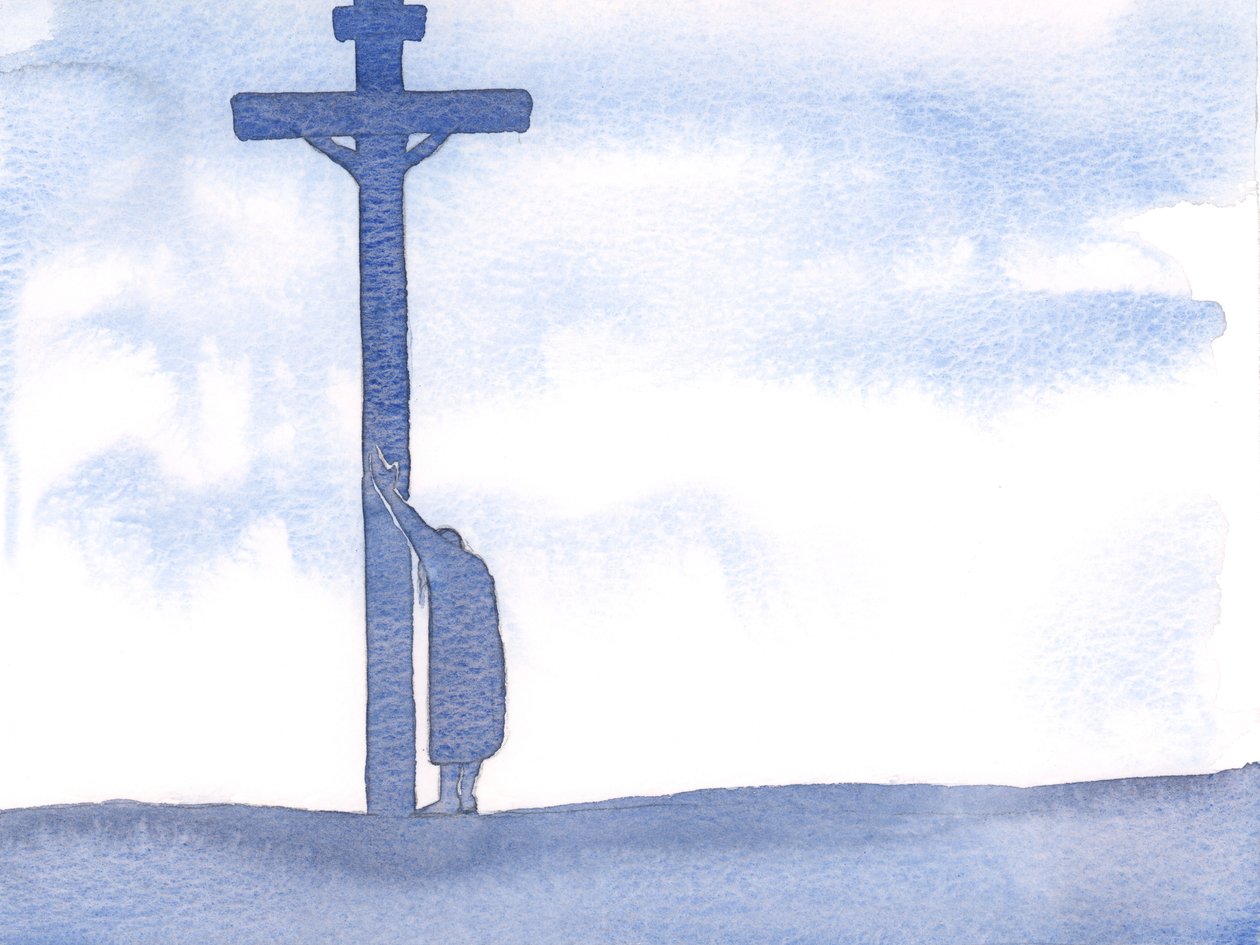 Wenn unser Leiden es schwer macht zu beten, können wir uns einfach an das Kreuz lehnen, nahe bei Christus, in ihm ruhen und geduldig unsere Schwierigkeiten ertragen von Elizabeth Wang