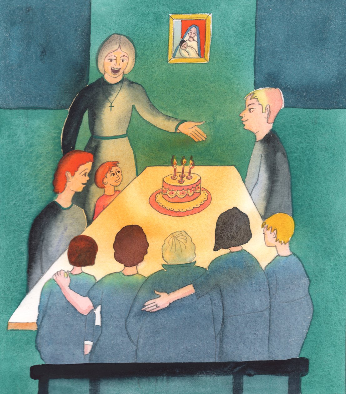 Wo Menschen auf die Kirche hören, Gott für ihre Kinder danken und die Bedürfnisse der Familie vor ihre eigenen Ambitionen stellen, ist ein Zuhause wie eine Oase des Lichts. von Elizabeth Wang