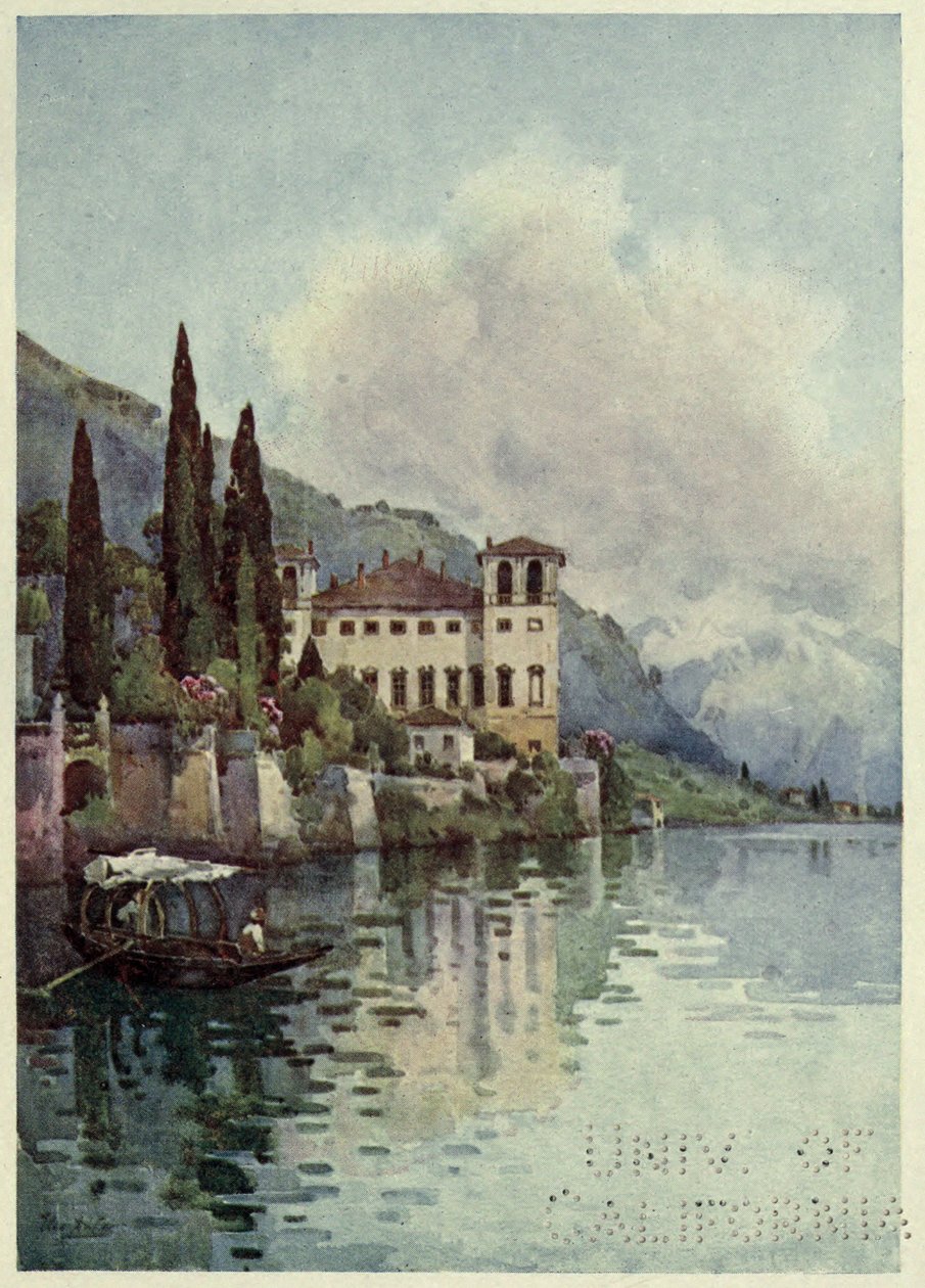 Gravedone, Lago di Como, Illustration aus 