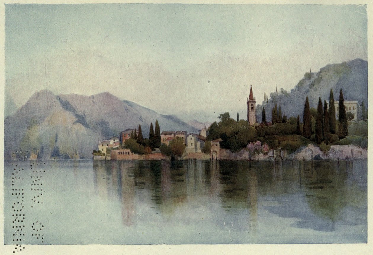 Varenna, Lago di Como, Illustration aus 
