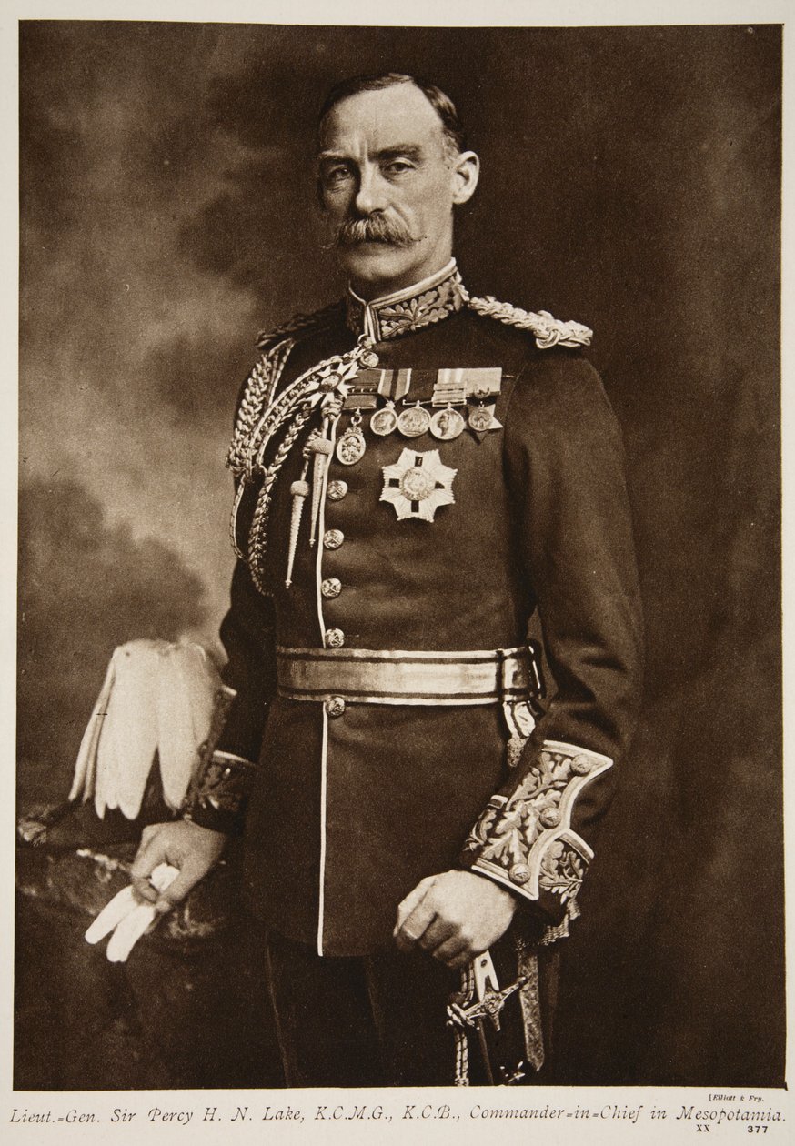 Generalleutnant Sir Percy H. N. Lake, 1914-19 von Elliott und Fry Studio