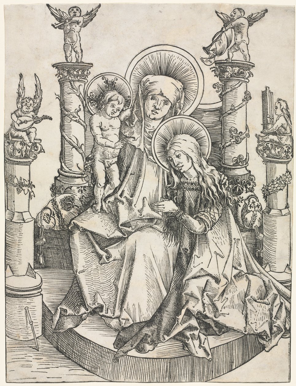 St. Anna, die Jungfrau und das Christuskind von Emanuel de Witte
