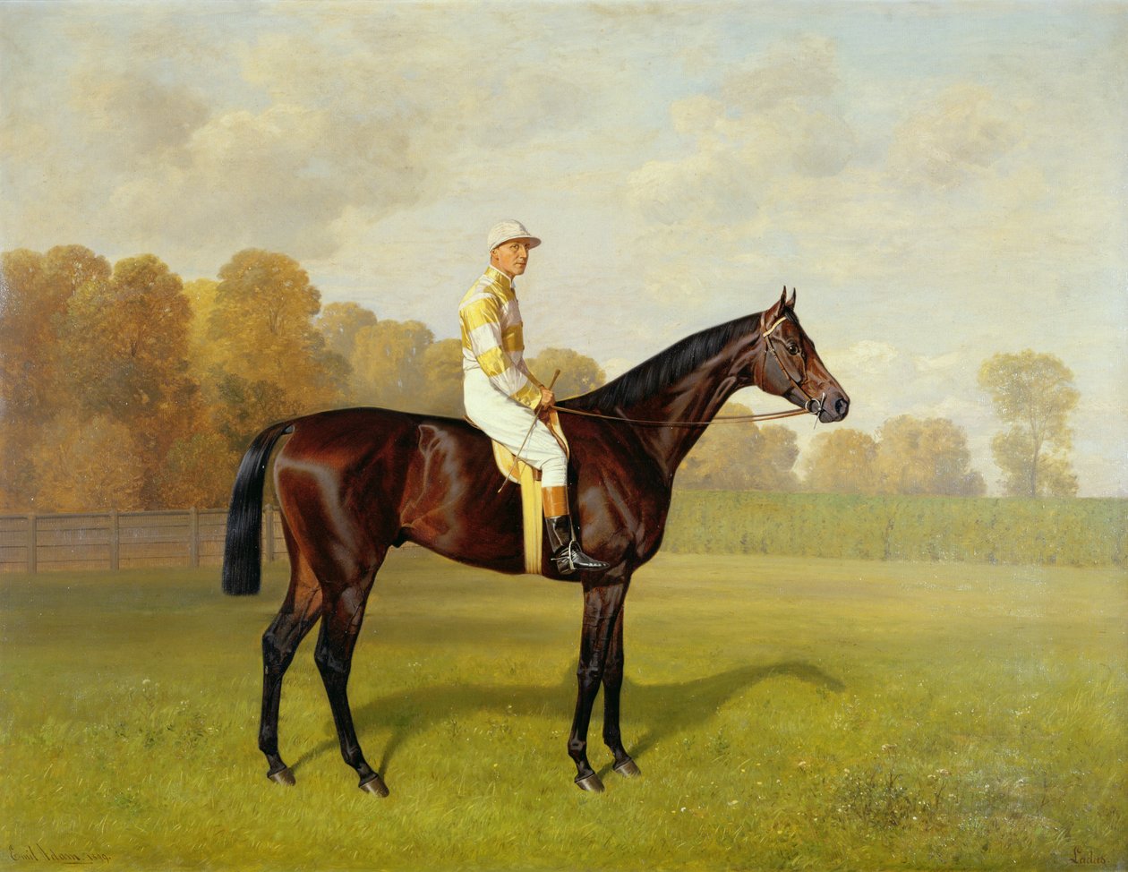 Ladas, Gewinner des Derbys 1894, 1894 von Emil Adam