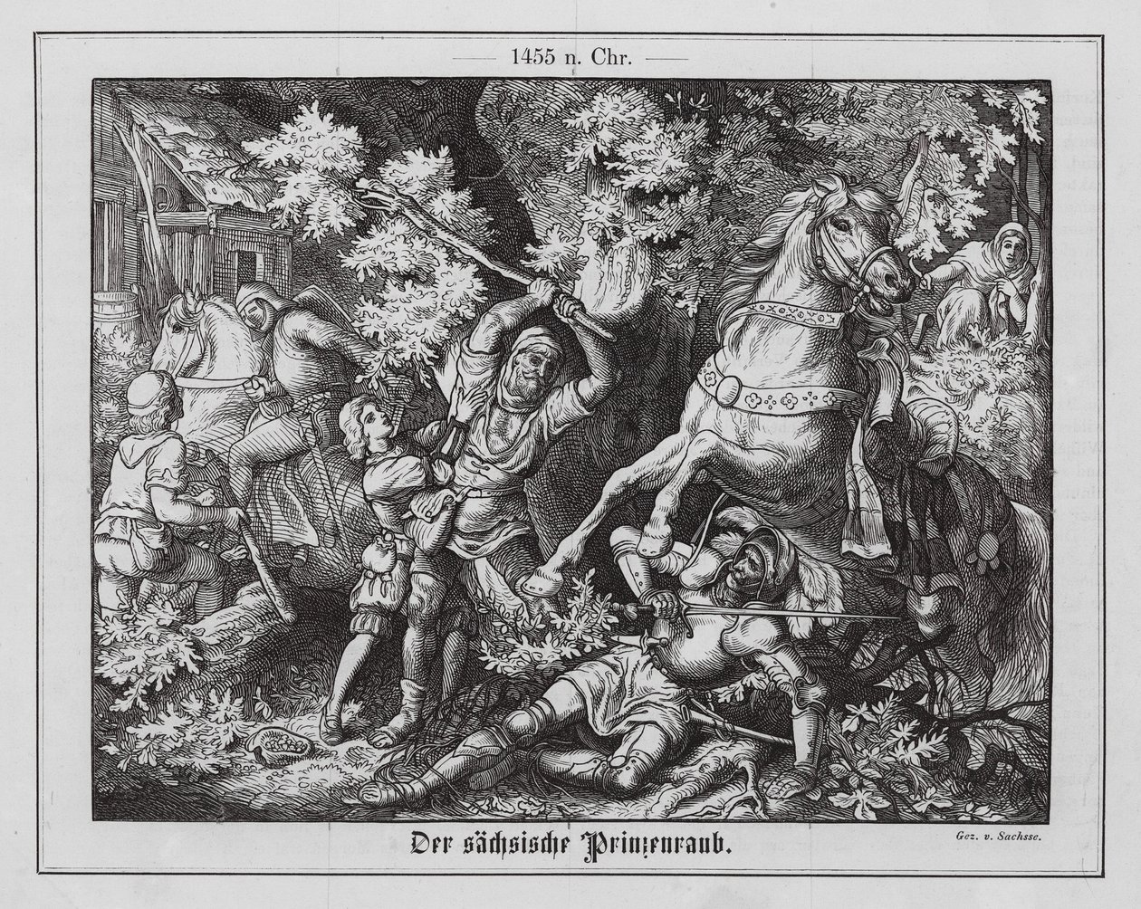 Entführung von Prinz Albrecht und Ernst von Sachsen von Emil Eugen Sachsse