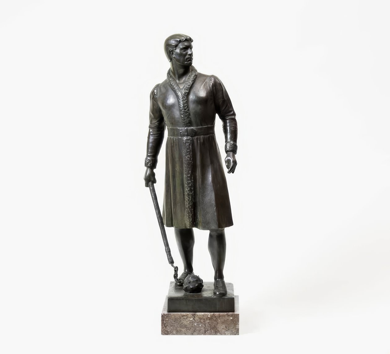 Krieger mit Morgenstern von Emil Jungblut