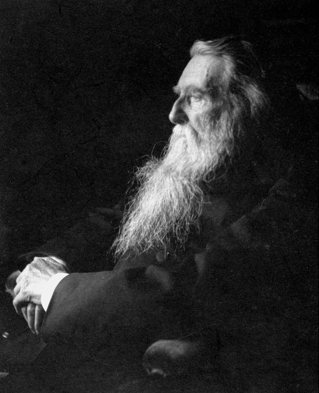 John Ruskin, englischer Künstler, Dichter und Kritiker, ca. 1897 von Emil Otto Hoppe