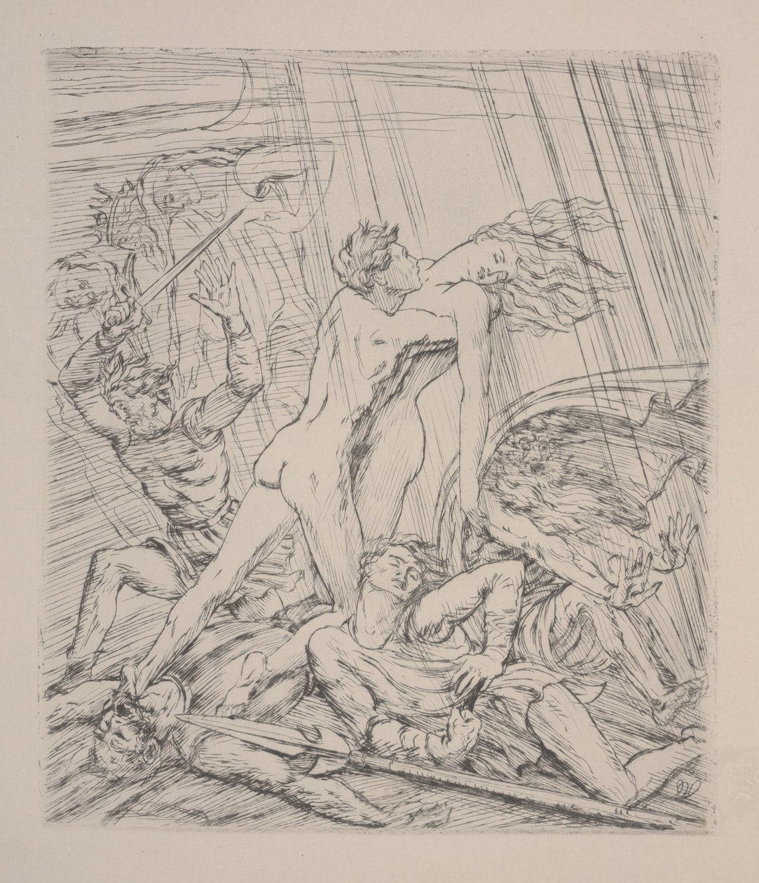 Vision von Emil Rudolf Weiss: Kunstdruck in Museumsqualität