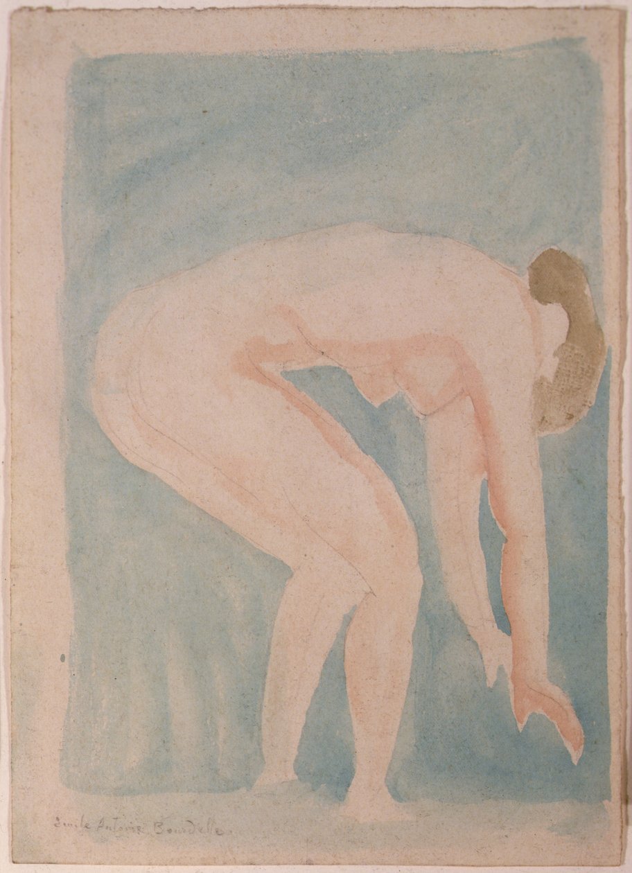 Studie eines Aktes von Emile Antoine Bourdelle
