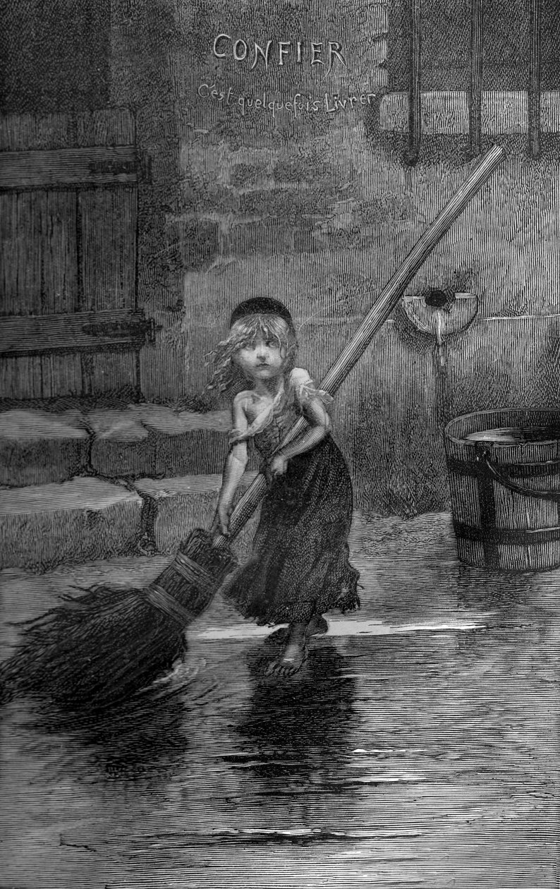 Cosette, Illustration aus 