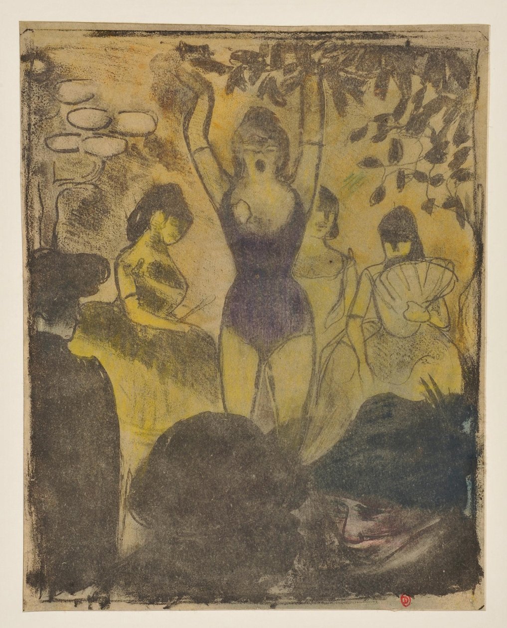 Die Sängerin des Café-Konzerts (zweiter Zustand) von Emile Bernard