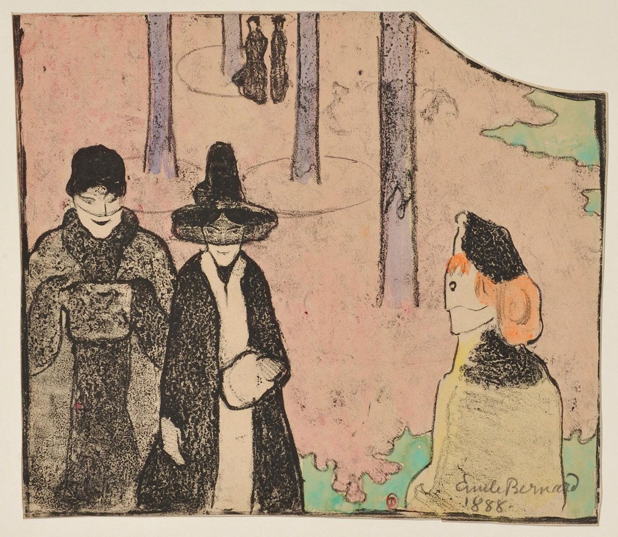 Der Spaziergang von Emile Bernard