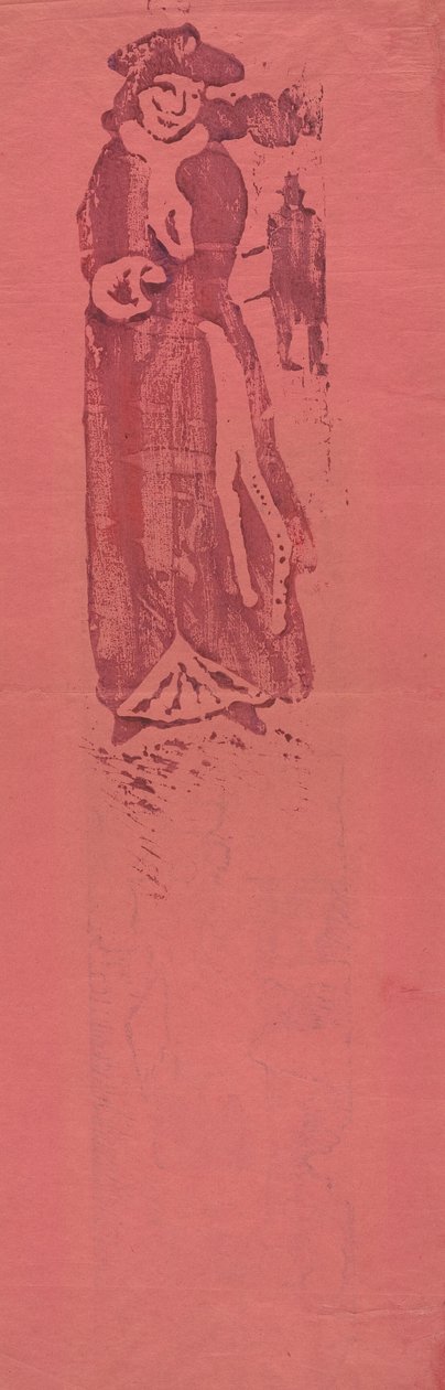Frau mit Muff (La Dame au Manchon) von Emile Bernard