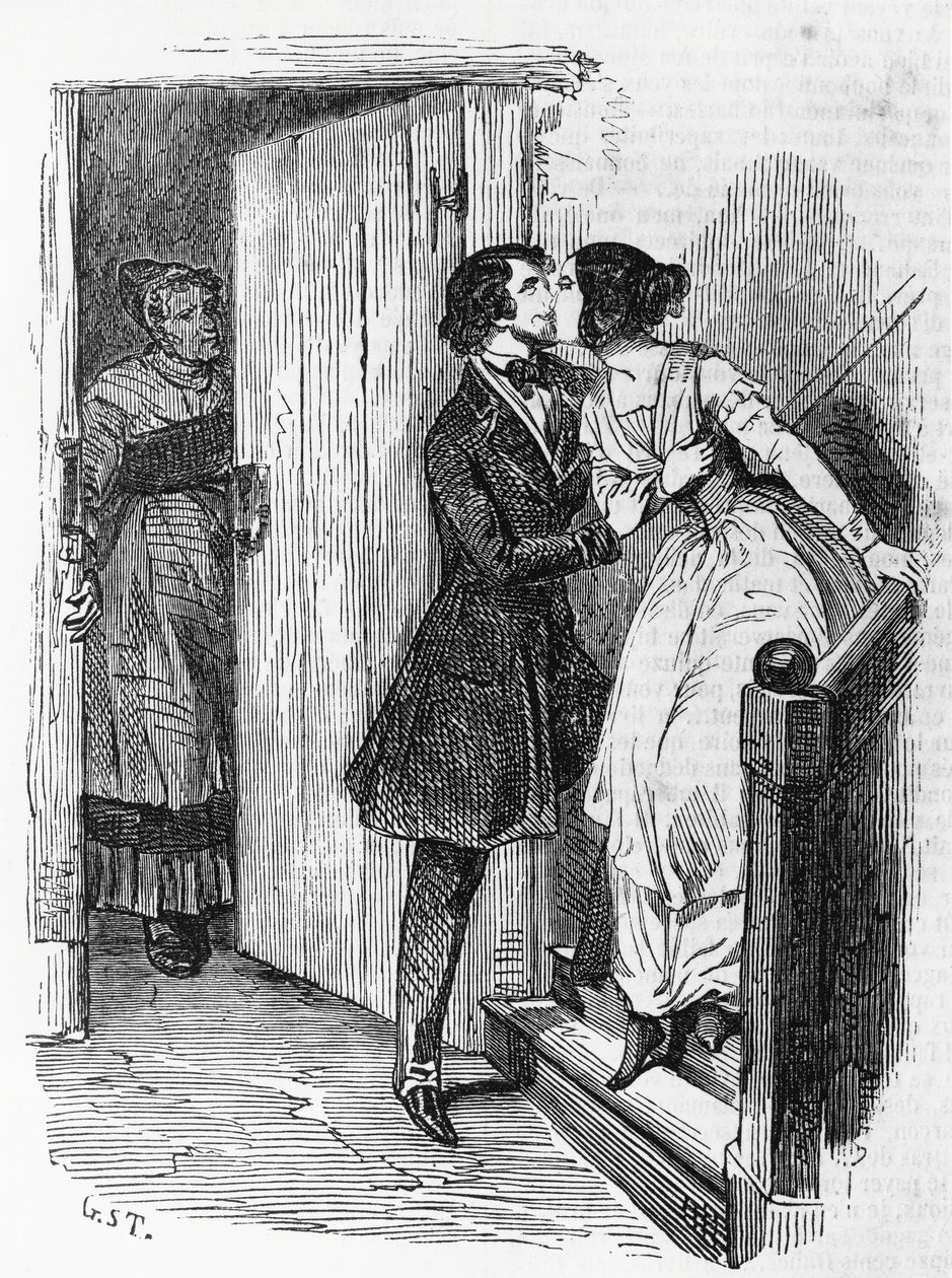 Illustration für Eugenie Grandet von Emile Deschamps