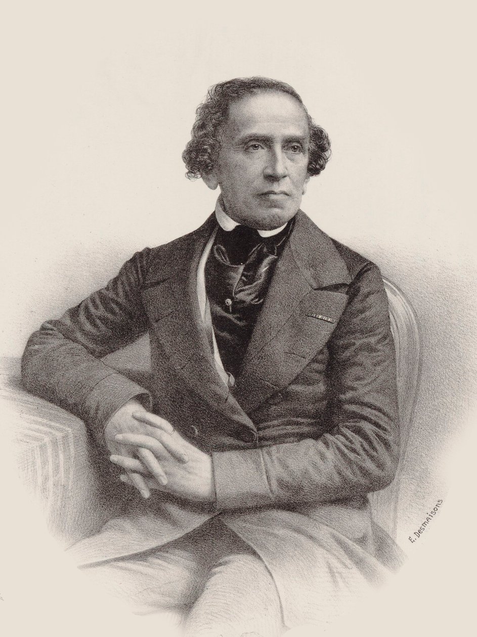 Porträt des Komponisten Giacomo Meyerbeer von Emile Desmaisons