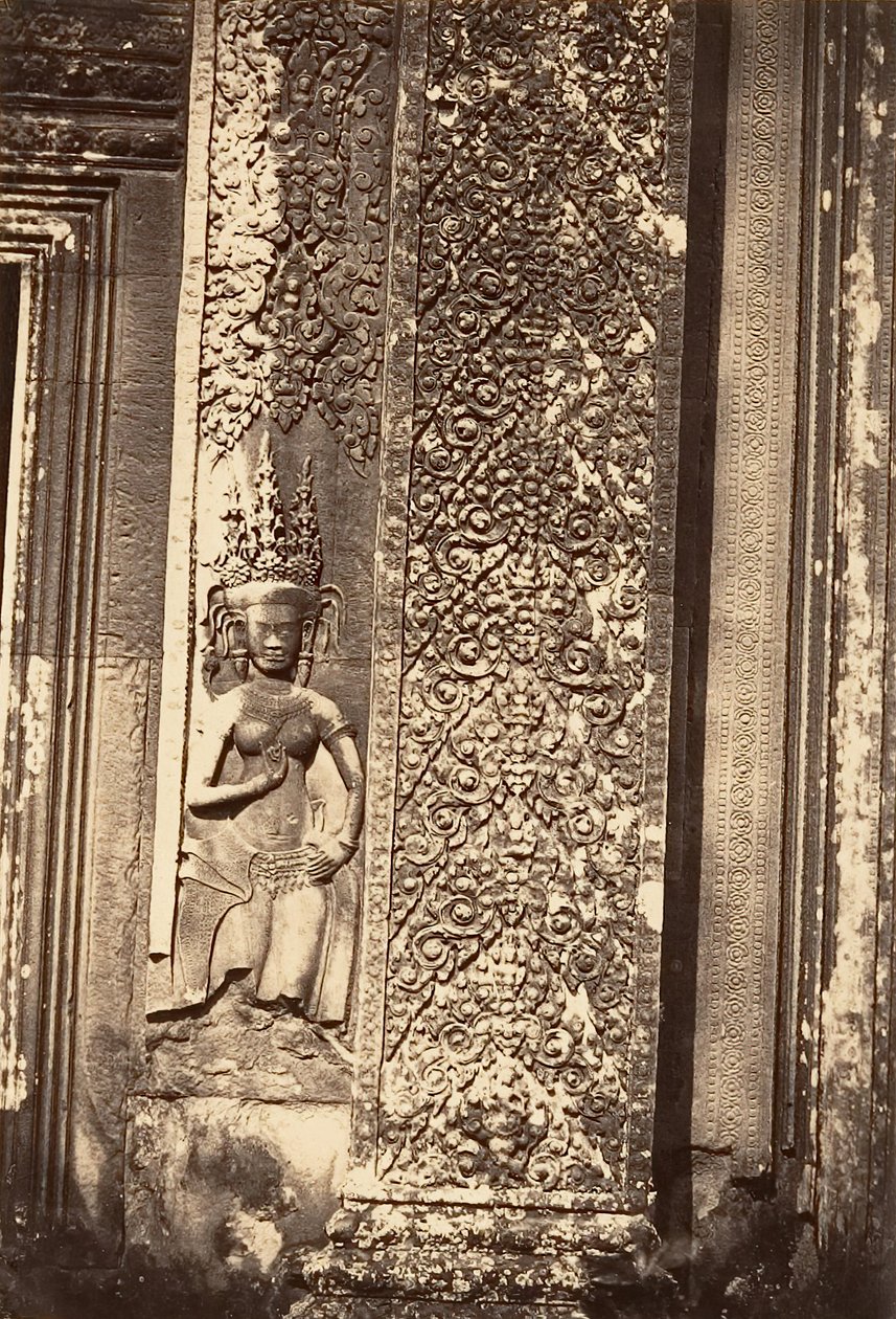 Dekoratives Detail der Großen Pagode, 1866 von Emile Gsell