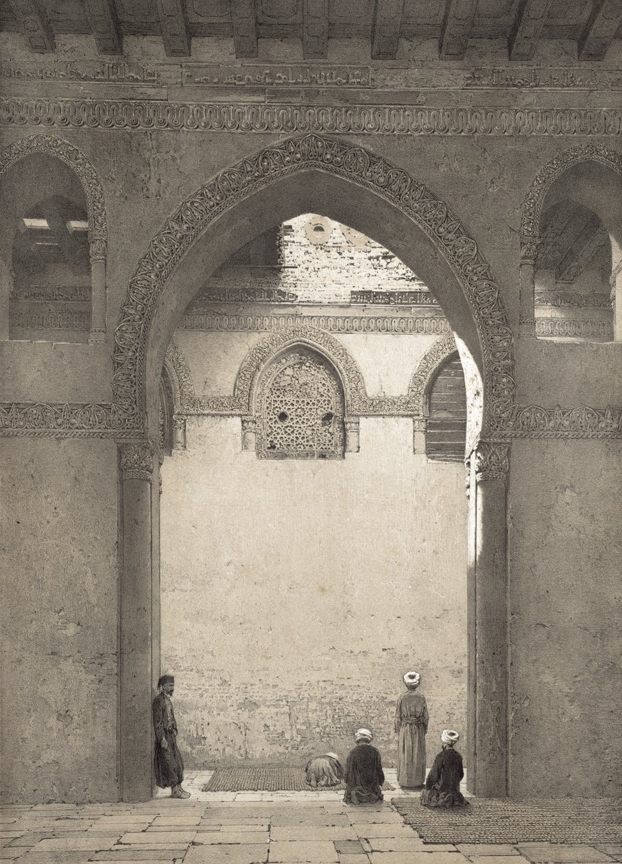 Moschee DAhmed-Ibn-Toulon, graviert von Philippe Benoist (1813-1905) 1877 von Emile Prisse dAvennes