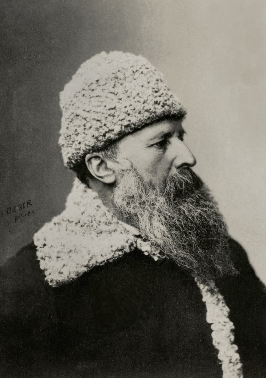 Porträt des russischen Malers Vasili Vasilievitch Verestchagin von Emilie Bieber