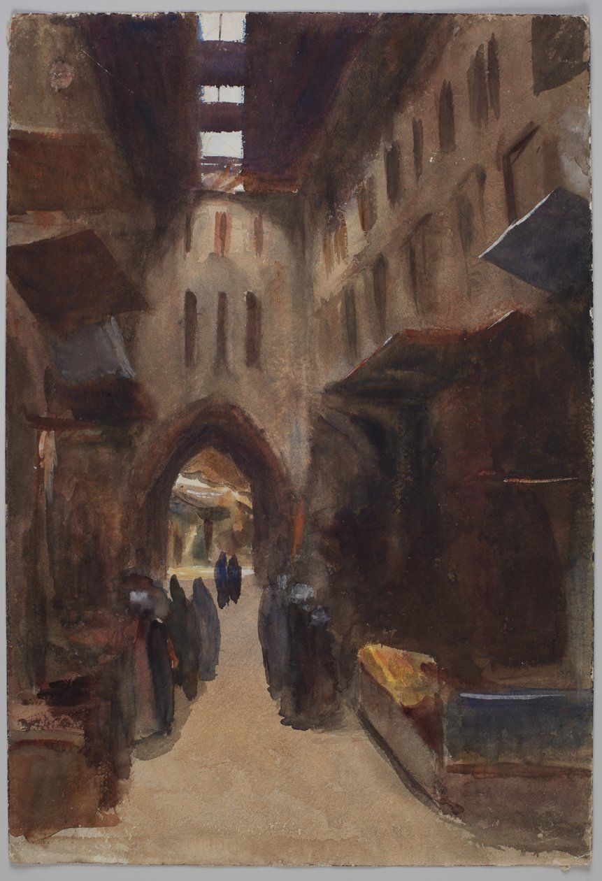 Basar in Kairo von Emily Sargent: hochwertiger Kunstdruck