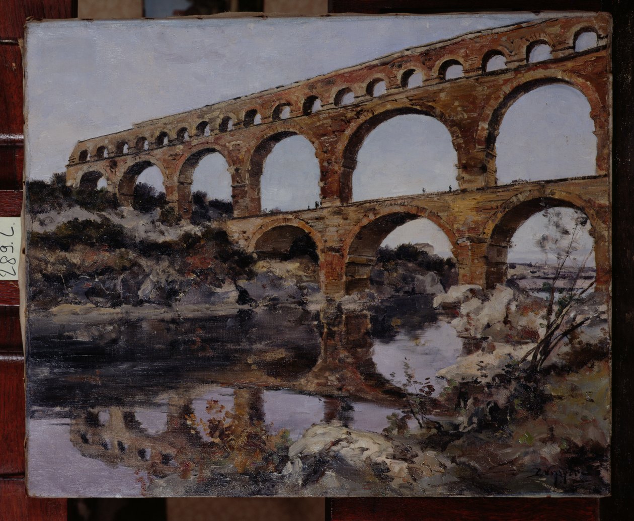 Pont du Gard, 1890 von Emmanuel Lansyer