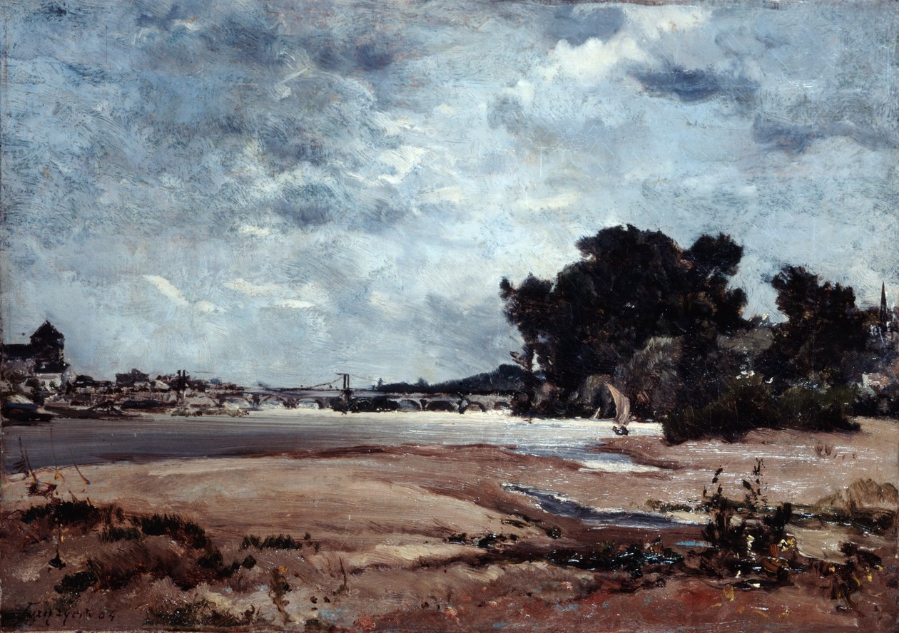 Die Loire, 1865 von Emmanuel Lansyer