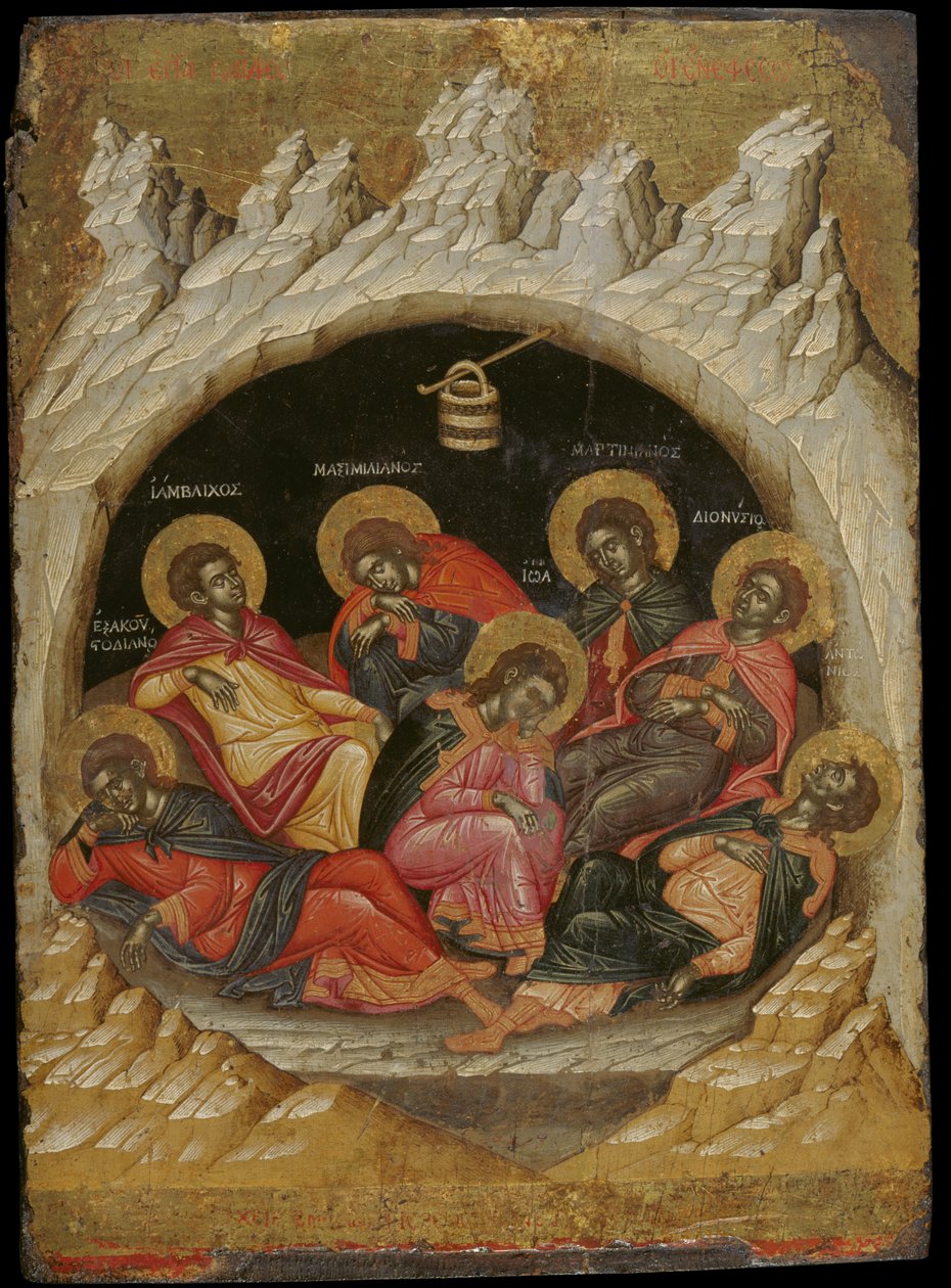 Die sieben Schläfer von Ephesos von Emmanuel Tzanes