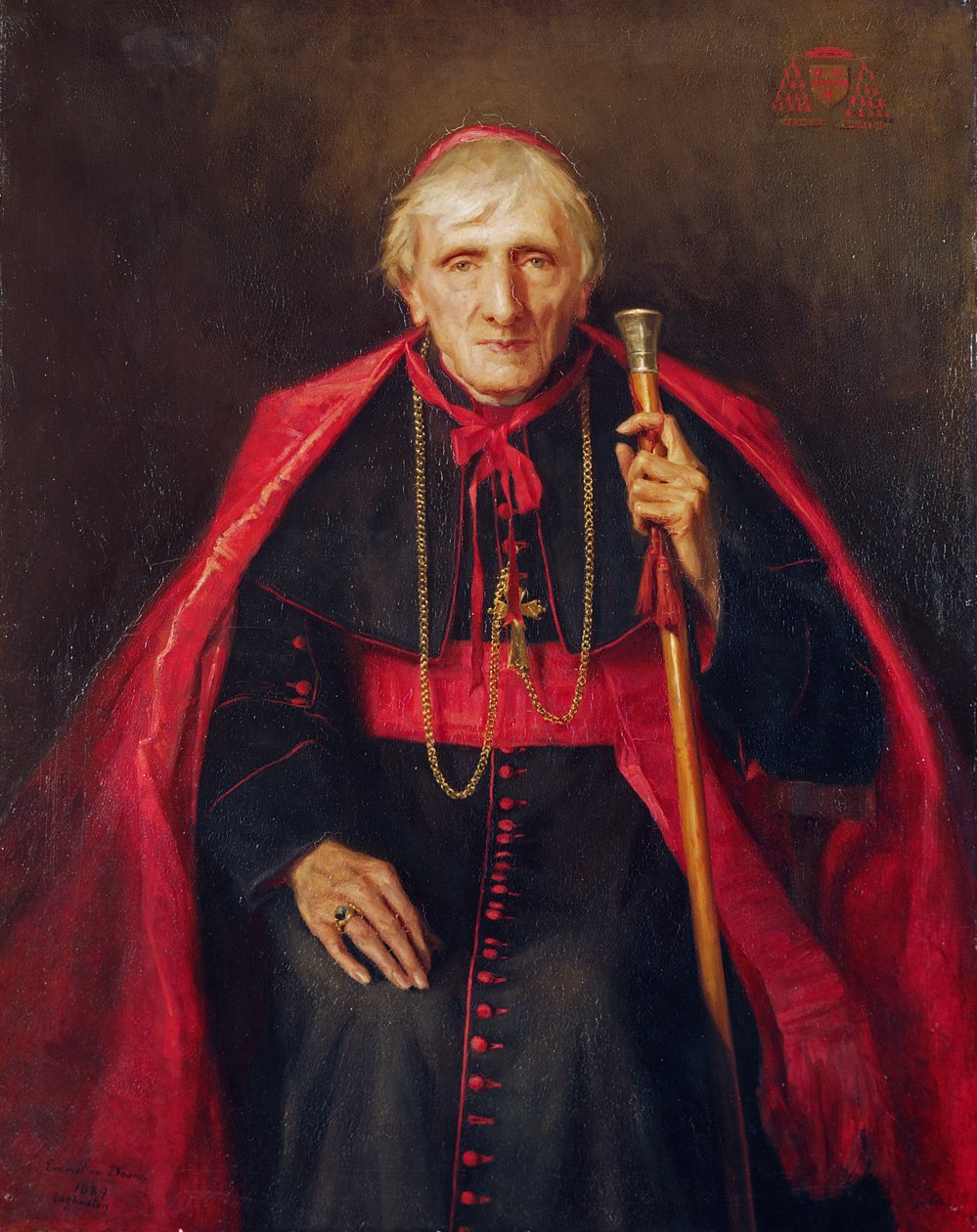 Porträt von John Henry Newman (1801-1890) 1889 von Emmeline Deane