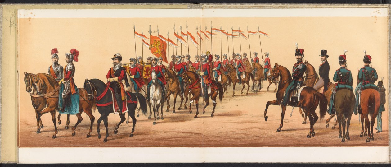 Umzug in Haarlem, 1872 (Platte 7) von Emrik and Binger