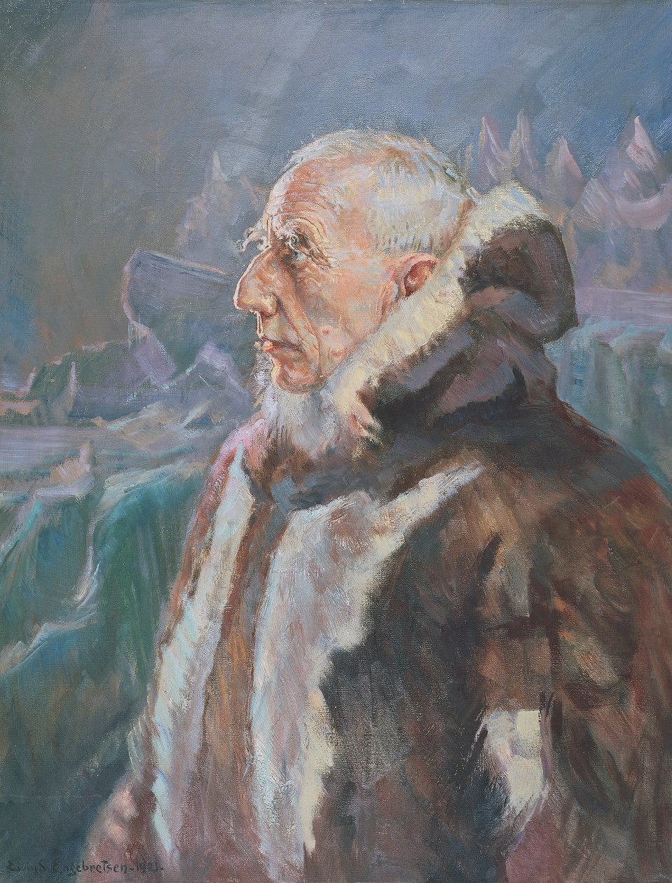 Porträt von Roald Engelbert Amundsen von Engerbratsen Engerbratsen