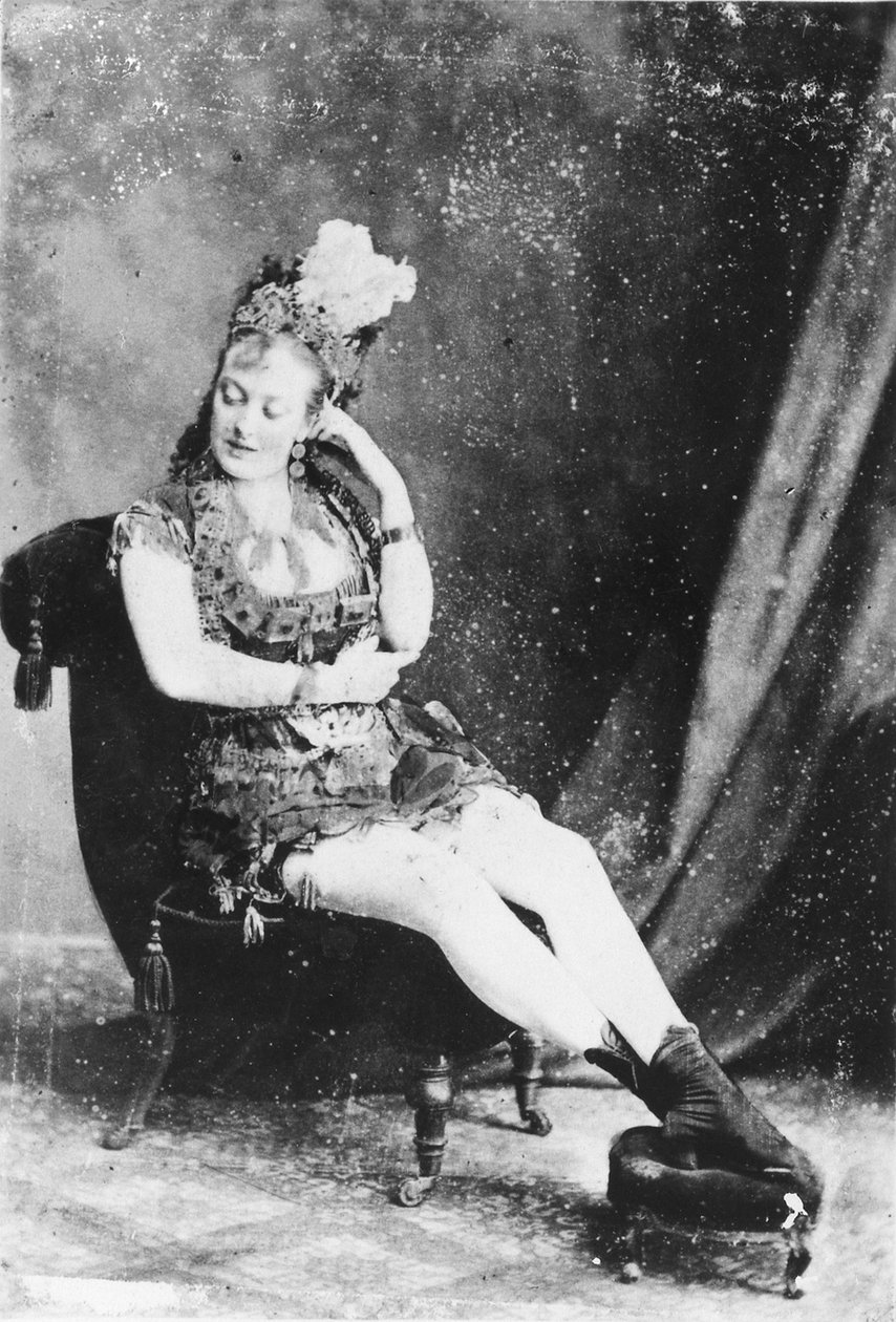Carte de Visite von Miss Lardy Wilson, um 1870er (Albumindruck) von English Photographer