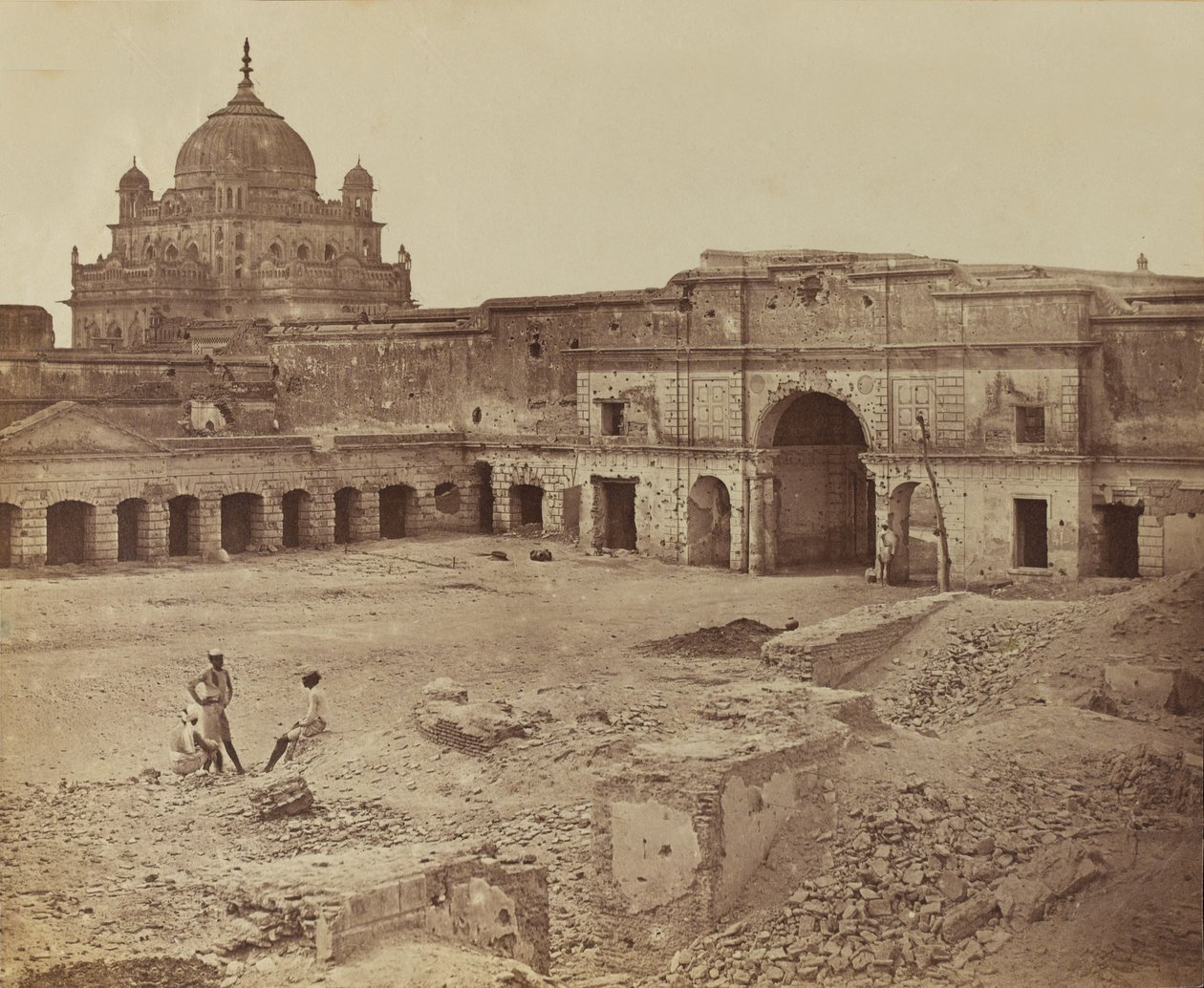 Indischer Palast, ca. 1858 von English Photographer
