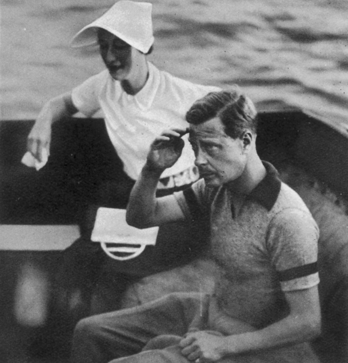 Prinz Edward und Wallis Warfield Simpson während einer königlichen Kreuzfahrt, 1936 von English Photographer