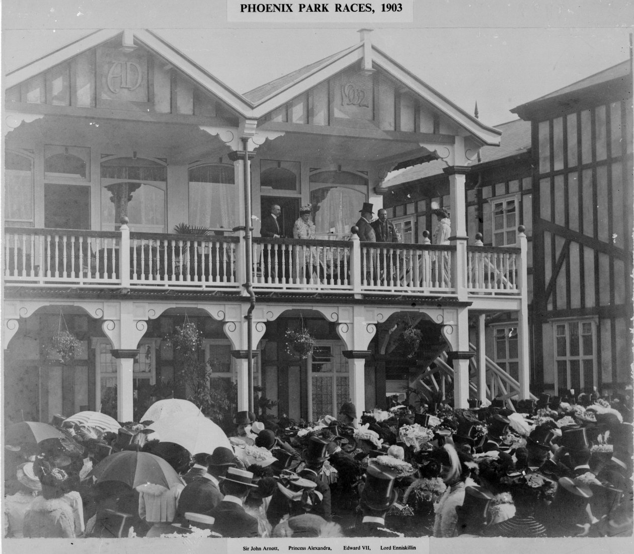 Die ersten Phoenix Park Rennen, 1903 von English Photographer