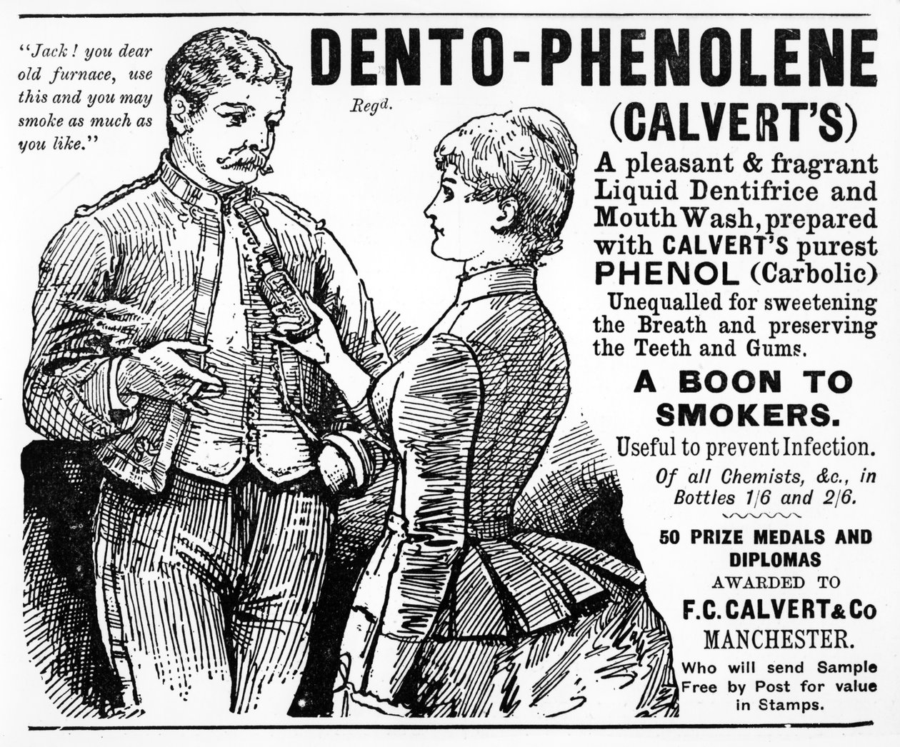 Werbung für Calvert