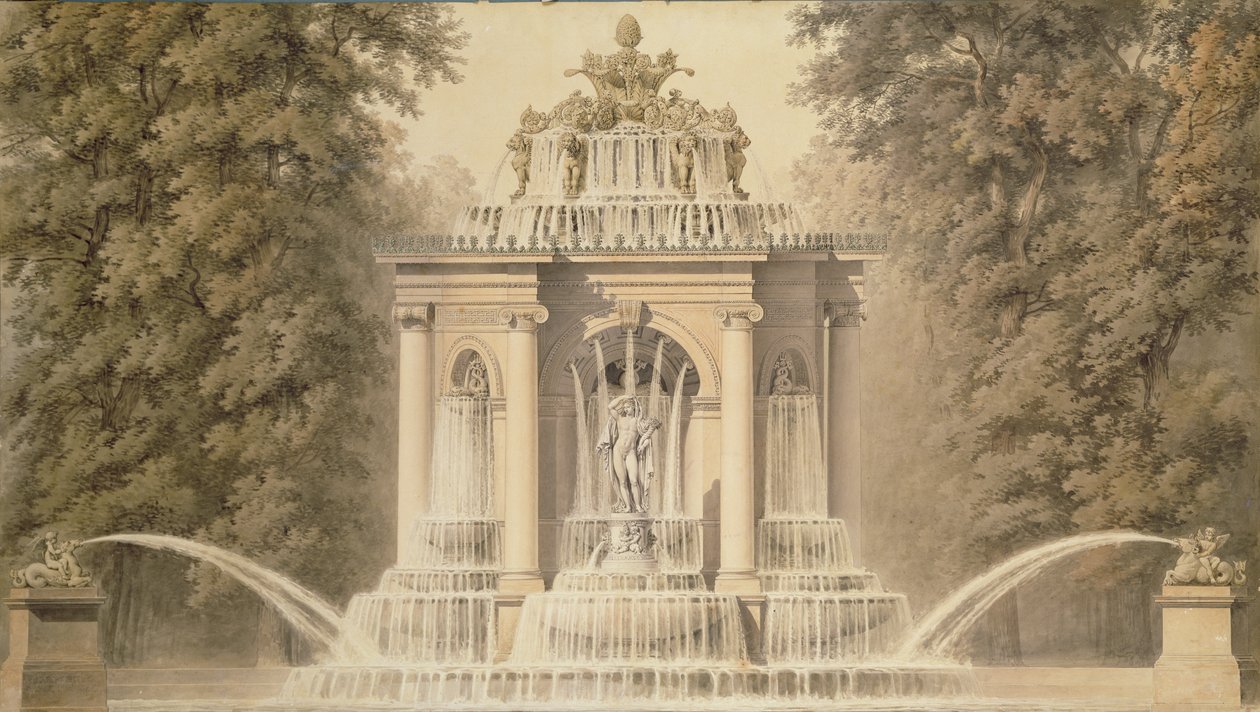 Architektonische Wasser-Folly von English School