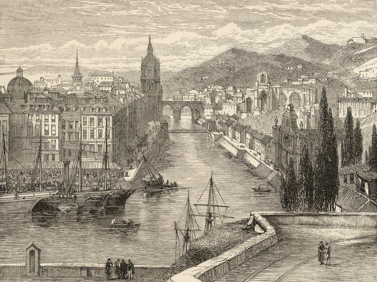 Bilbao, Spanien, Illustration aus 