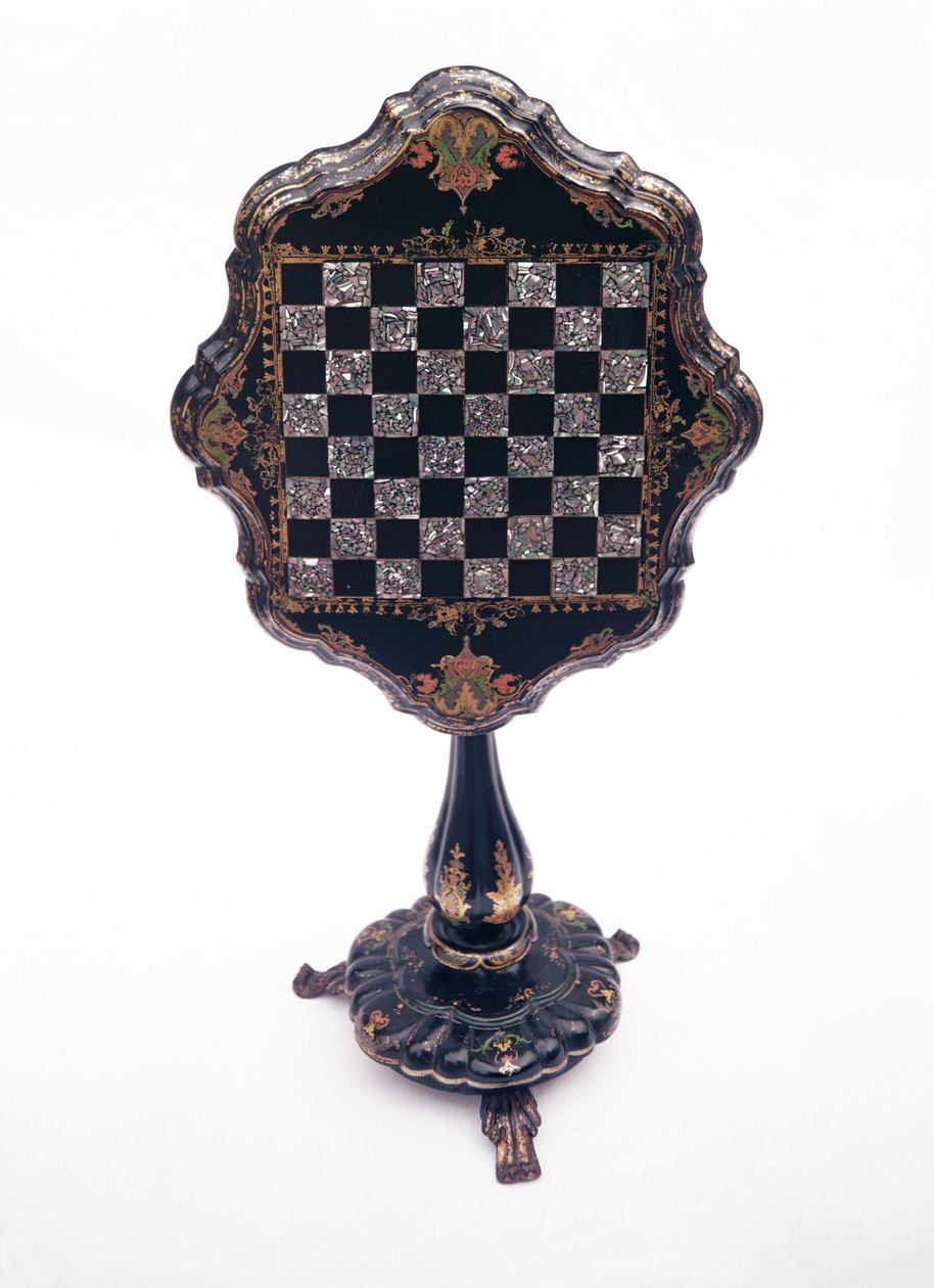 Spieltisch, ca. 1850-60 von English School