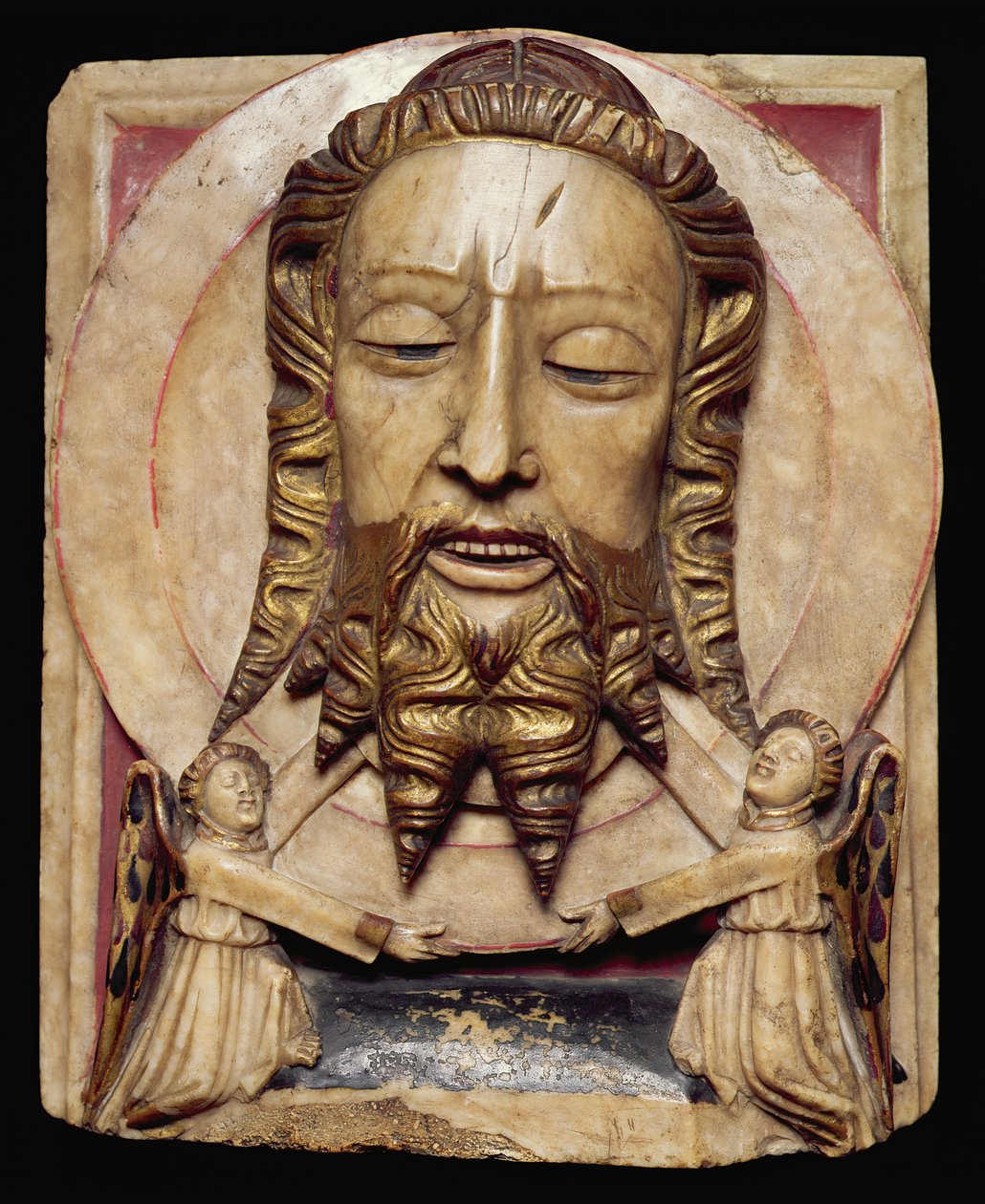 Kopf von Johannes dem Täufer auf einer Schale, Nottingham, ca. 1450-1500 von English School