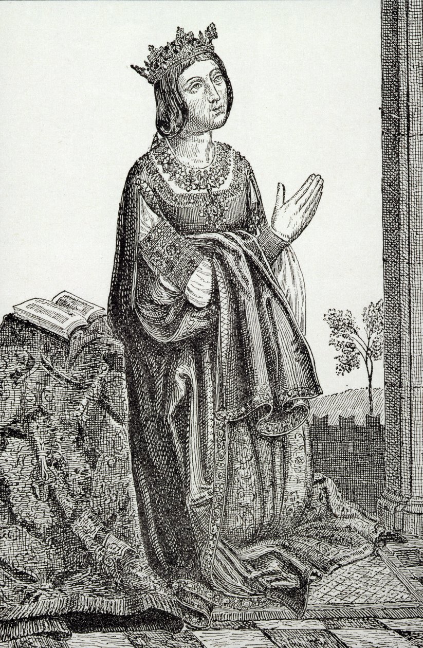 Isabella (1451-1504) von Kastilien, genannt La Catolica von English School
