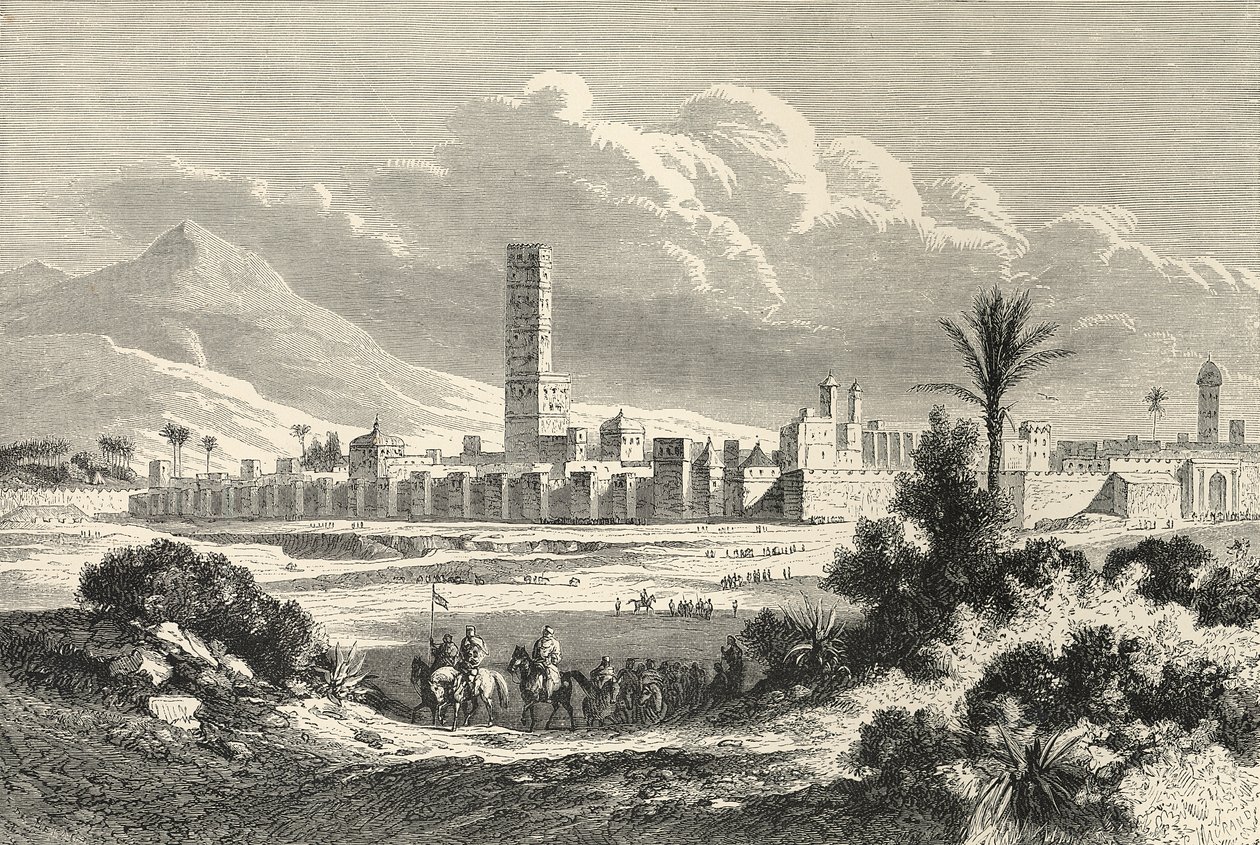 Marokko: Afrika, 1860er Jahre von English School