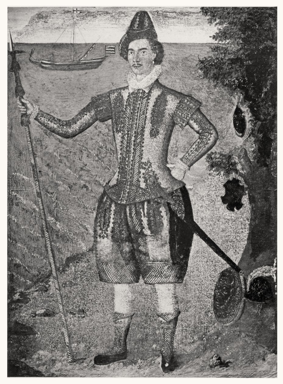 Porträt von Sir Francis Drake von English School
