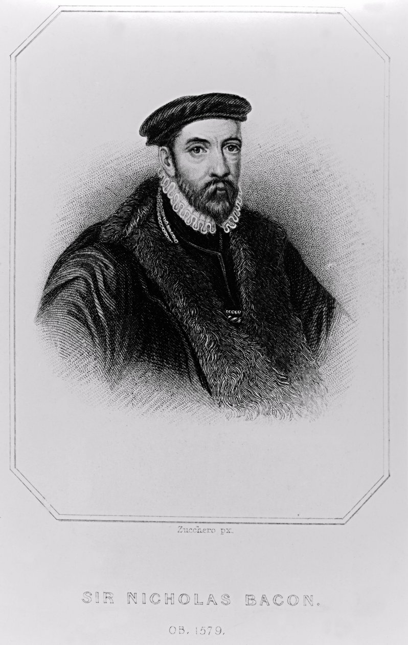 Porträt von Sir Nicholas Bacon (1510-1579) aus 