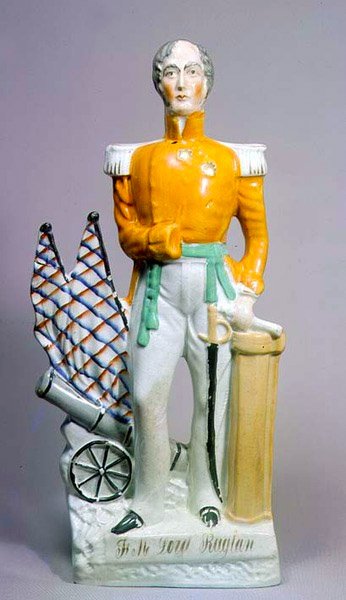 Staffordshire-Figur von Lord Raglan von English School