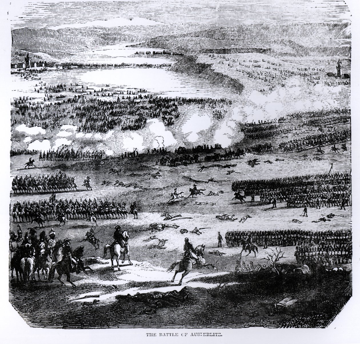 Die Schlacht von Austerlitz, 2. Dezember 1805 von English School