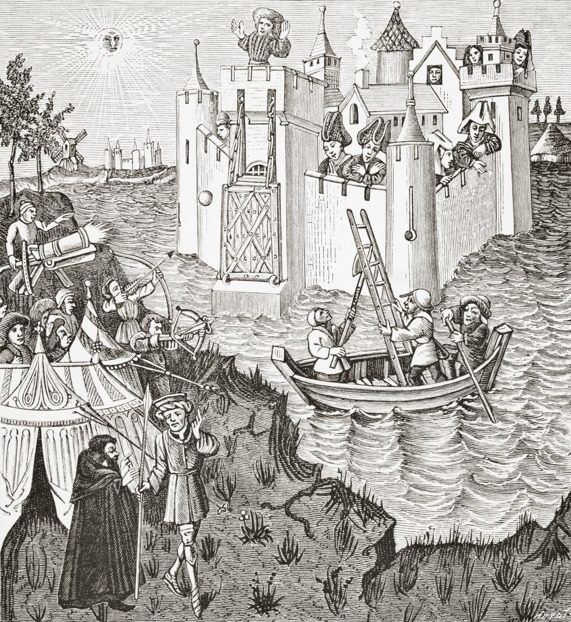 Das Schloss der Liebe, 1878 von English School